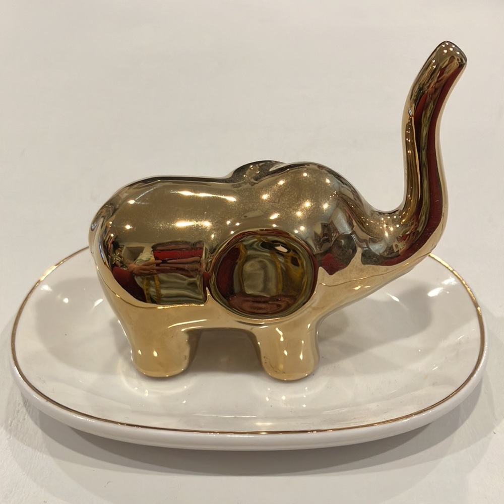 Elephant Ring & Jewelry Holder